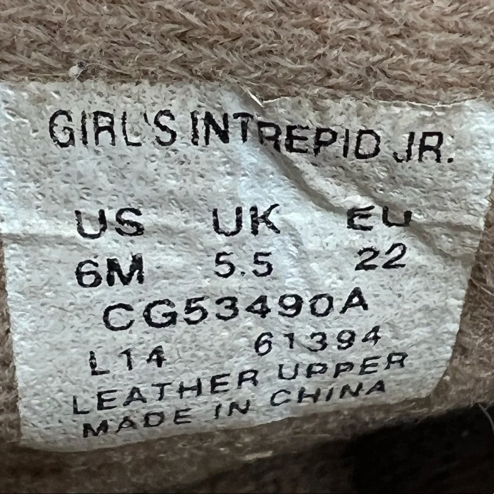 Sperry Pink Leather Intrepid Jr Boat Shoes Size 6 Toddler Girl's